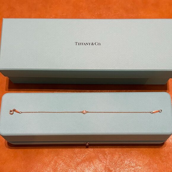 Tiffany & Co. Elsa Peretti Diamonds by the Yard Bracelet, Rose Gold - Picture 1 of 6